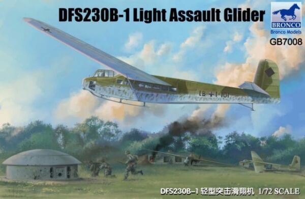 Збірна модель легкого десантного планера DFS230B-1 детальное изображение Самолеты 1/72 Самолеты