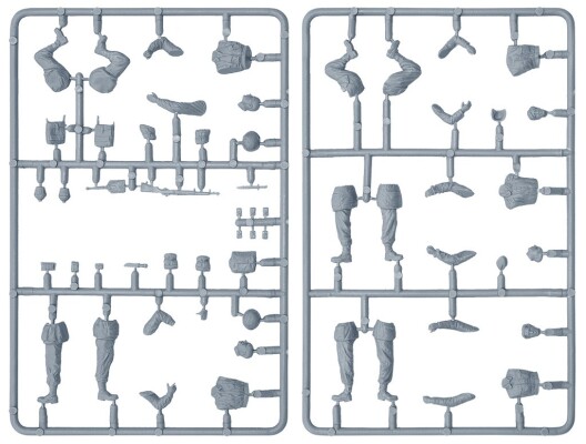 Сборная модель 1/35 Фигуры 101-я воздушно-десантная дивизия США, Нормандия, 1944 год MiniArt 35475 детальное изображение Фигуры 1/35 Фигуры