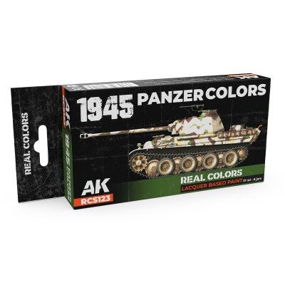 A set of Real Colors lacquer based paints1945 Panzer Colors AK-Interactive RCS 123 детальное изображение Наборы красок Краски