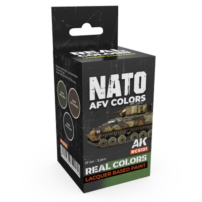 Набор спиртовых акриловых красок НАТО Бронетехника АК-Интерактив RCS 131 детальное изображение Наборы красок Краски