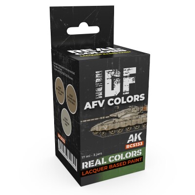 A set of Real Colors lacquer based paints IDF AFV Colors AK-Interactive RCS 133 детальное изображение Наборы красок Краски