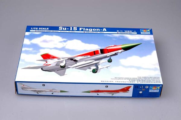Сборная модель 1/72 Самолет Su-15 Flagon-А Трумпетер 01624 детальное изображение Самолеты 1/72 Самолеты