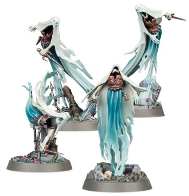 Ігровий набір Warhammer AGE OF SIGMAR: NIGHTHAUNT - MYRMOURN BANSHEES детальное изображение Ночные Призраки Смерть