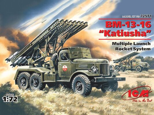 BM-13-16 “Katiusha” Mult. Launch Rocket System on ZiL-157 base детальное изображение Бронетехника 1/72 Бронетехника