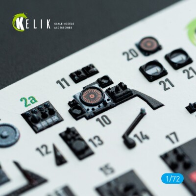 Fairey Gannet AS1/AS4 3D декаль інтер'єр для комплекту Revell 1/72 KELIK K72212 детальное изображение 3D Декали Афтермаркет