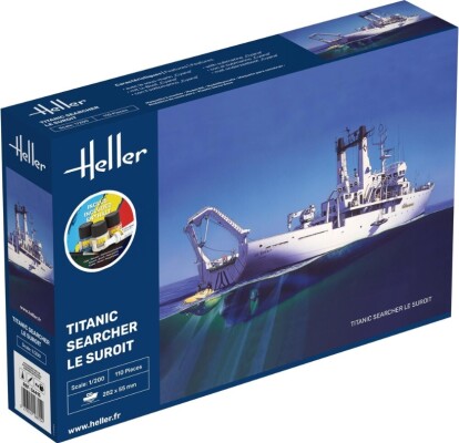 Scale model 1/200 Titanic Search Vessel Le Suroit - Starter Set Heller 56615 детальное изображение Флот 1/200 Флот