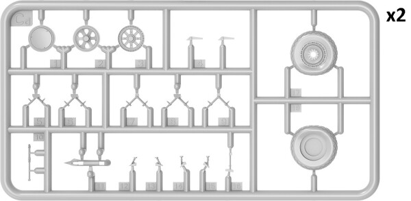 Збірна модель 1/48 Літак P-47M Thunderbolt (верхній кіль) MiniArt 48060 детальное изображение Самолеты 1/48 Самолеты