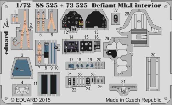 Defiant Mk.I S.A. детальное изображение Фототравление Афтермаркет