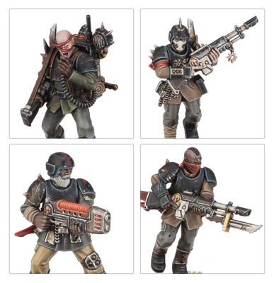 Ігровий набір Warhammer 40000 - CHAOS SPACE MARINES - TRAITOR GUARDSMEN SQUAD детальное изображение Космический Десант Хаоса Армии Хаоса