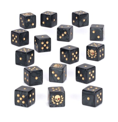 Ігрові куби Warhammer 40000 - ASTRA MILITARUM - COMMISSAR YARRICK DICE детальное изображение Кубы WARHAMMER 40,000