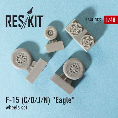 F-15 (C/D/J/N) &quot;Eagle&quot; wheels set (1/48) детальное изображение Смоляные колёса Афтермаркет