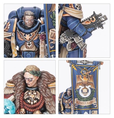 Ігровий набір WARHAMMER 40000: ULTRAMARINES - CAPTAIN TITUS / THE WARDENS OF ULTRAMAR детальное изображение Ультрамарины Космические Десантники