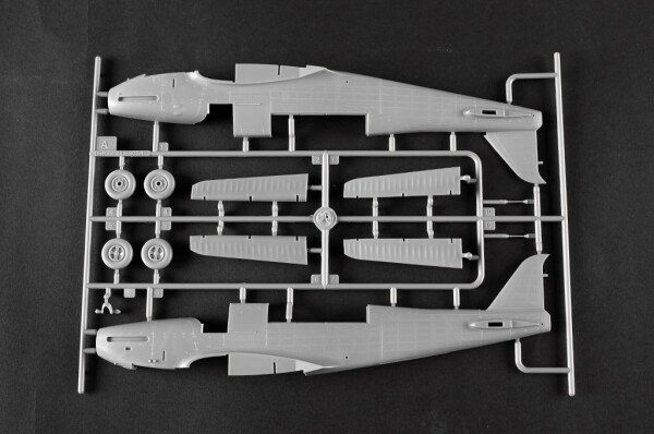 Збірна модель 1/48 Британський палубний винищувач Fairey Fulmar Mk.II Trumpeter 05823 детальное изображение Самолеты 1/48 Самолеты