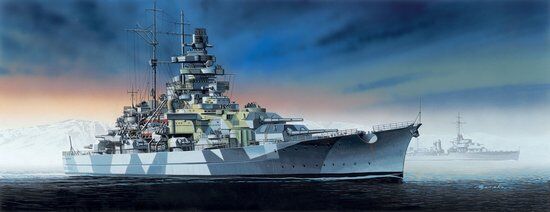 German Battleship &quot;Tirpitz&quot; (Premium Edition) детальное изображение Флот 1/700 Флот