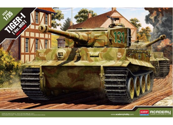 Збірна модель 1/35 Танк Тигр (Version MID) Academy 13287 детальное изображение Бронетехника 1/35 Бронетехника