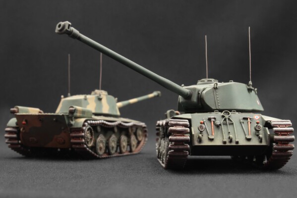 Збірна модель 1/72 Французький важкий танк FCM 50t ScaleX SM-72001 детальное изображение Бронетехника 1/72 Бронетехника