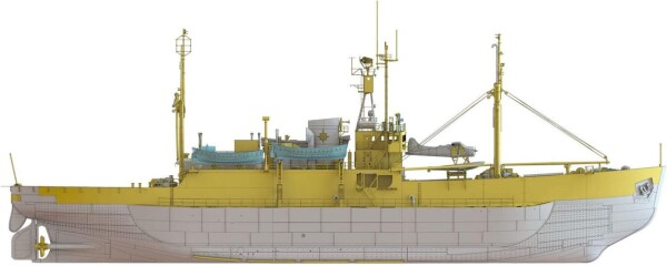 Збірна модель 1/250 Японський криголам «Soya» Hasegawa 68080 детальное изображение Гражданский флот Флот