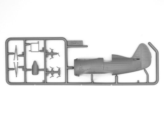 Сборная модель 1/48 Самолет И-153 Люфтваффе с пилотами и наземным персоналом ICM 48094 детальное изображение Самолеты 1/48 Самолеты