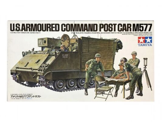  Scale model 1/35 Armoured  Command Post U.S. M577 Tamiya 35071 детальное изображение Бронетехника 1/35 Бронетехника