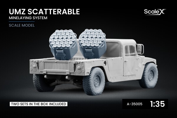 Набор 1/35 UMZ Scatterable Minelaying System (x2 пусковые установки в наборе) ScaleX A-35005 детальное изображение Аксессуары Диорамы