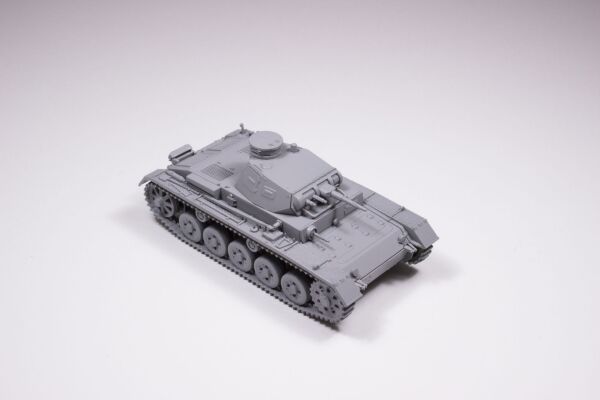 Збірна модель танка Panzerkampfwagen III Ausf. A детальное изображение Бронетехника 1/72 Бронетехника