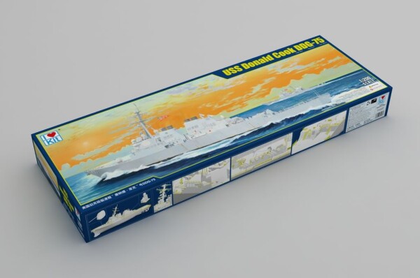 Збірна модель 1/200 USS Donald Cook (DDG-75) - есмінець класу &quot;Арлі Берк&quot; (Flight II) I Love Kit 62008 детальное изображение Флот 1/200 Флот