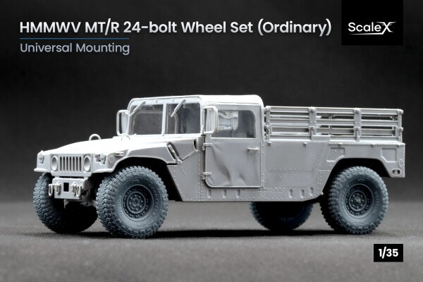 Набір коліс для HMMWV MT/R 24-bolt ScaleX WM 35001 детальное изображение Колёса Афтермаркет