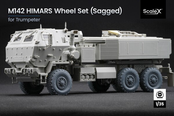 Набір коліс (з деформацією) для HIMARS від Trumpeter ScaleX WM 35011S детальное изображение Колёса Афтермаркет