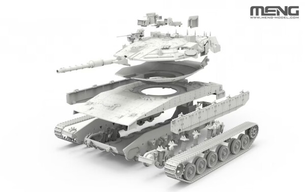 Збірна модель 1/72 Танк Merkava Mk.4M із системою активного захисту TROPHY Meng 72-006 детальное изображение Бронетехника 1/72 Бронетехника