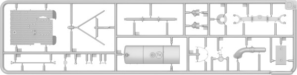 Сборная модель 1/24 Немецкий сельскохозяйственный трактор D8500, модификация 1938 года Miniart 24001 детальное изображение Автомобили 1/24 Автомобили