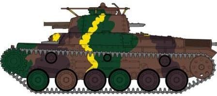 Средний танк Type97 «CHI-HA» с доп. Броня детальное изображение Бронетехника 1/35 Бронетехника