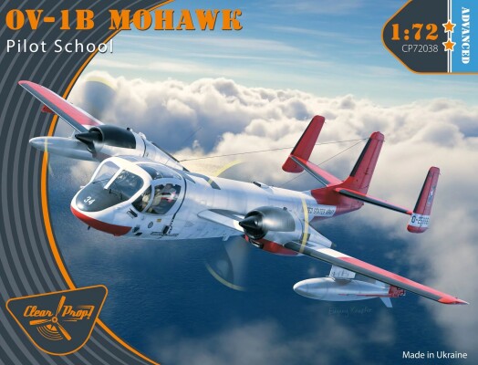 Scale model 1/72 Airplane OV-1B Mohawk &quot;Pilot School&quot; Clear Prop 72038 детальное изображение Самолеты 1/48 Самолеты