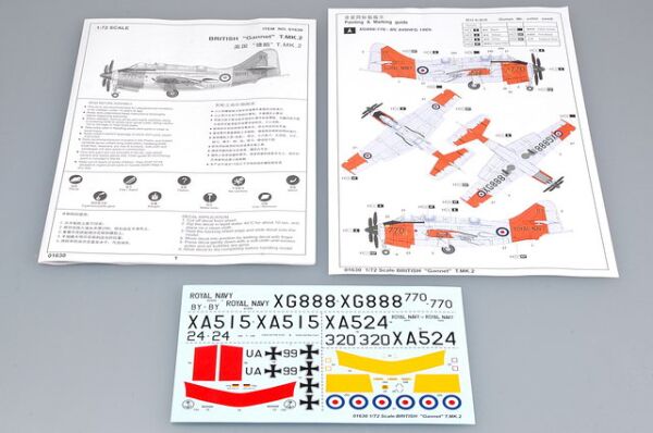 Збірна модель 1/72 Британський літак &quot;Gannet&quot; T.MK.2 Trumpeter 01630 детальное изображение Самолеты 1/72 Самолеты