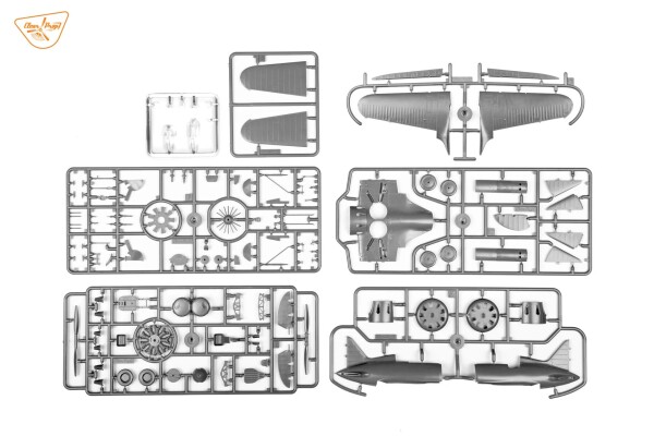 Збірна модель 1/48 Літак I-16 type 5 (в небі Іспанії пізня версія) Clear Prop 4822 детальное изображение Самолеты 1/48 Самолеты