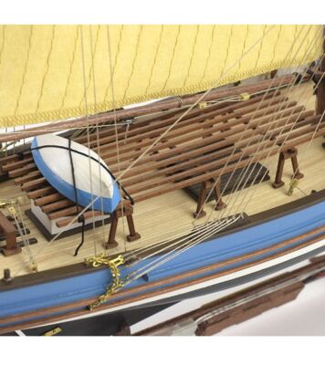 Дерев'яна модель французького рибальського корабля Marie Jeanne детальное изображение Корабли Модели из дерева