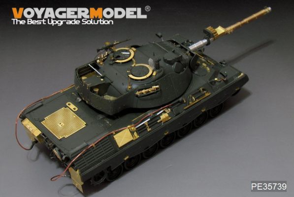 Modern German Leopard1A5  MBT (Gun barrel ,smoke discharger，atenna base include）(For MENG TS-015) детальное изображение Фототравление Афтермаркет