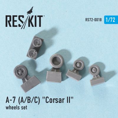 A-7 &quot;Corsair II&quot; (A/B/C/E) wheels set (1/72) детальное изображение Смоляные колёса Афтермаркет