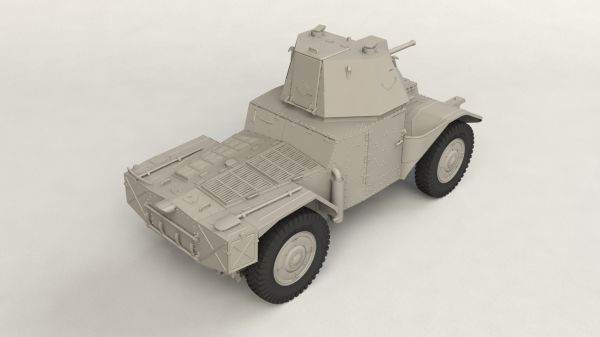 Panzerspähwagen P 204 (f) with turret, German armored car II MV детальное изображение Автомобили 1/35 Автомобили