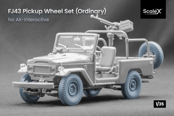 Набор колес для Тойота FJ43 от AK-Interactive ScaleX WM 35033 детальное изображение Колёса Афтермаркет