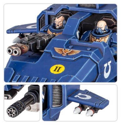 Игровой набор Warhammer 40000 - SPACE MARINES: LAND SPEEDER детальное изображение Ультрамарины Космические Десантники