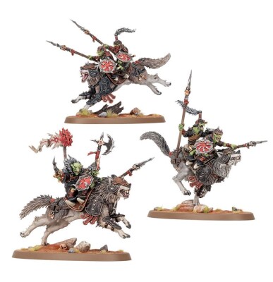 Ігровий набір Warhammer SIGMAR SPEARHEAD: GLOOMSPITE GITZ - SNARLPACK HUNTAZ детальное изображение Мракобесные Гоблины Разрушение