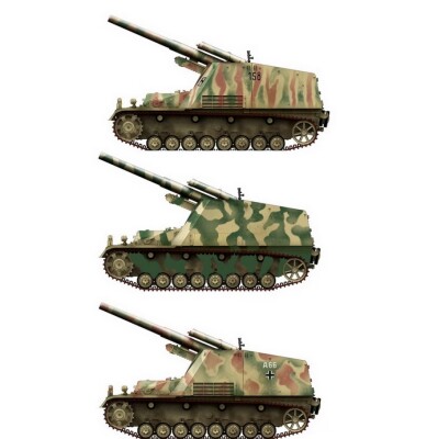 Збірна модель 1/35 САУ Hummel Sd.Kfz.165 15 cm sFH 18/1 Раннє виробництво Border Model BT-032 детальное изображение Артиллерия 1/35 Артиллерия