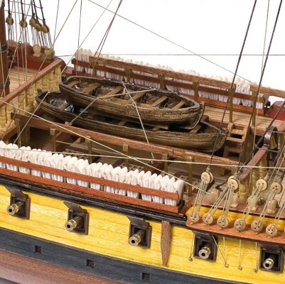 Scale wooden model 1/85 Frigate &quot;N.S. Mercedes&quot; OcCre 14007 детальное изображение Корабли Модели из дерева