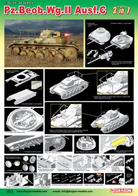 Pz.Beob.Wg.II Ausf.A-C - Smart Kit детальное изображение Бронетехника 1/35 Бронетехника