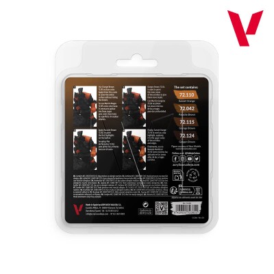 Acrylic paints set Game Color Blue shades 4 pcs VAL 72376 детальное изображение Наборы красок Краски