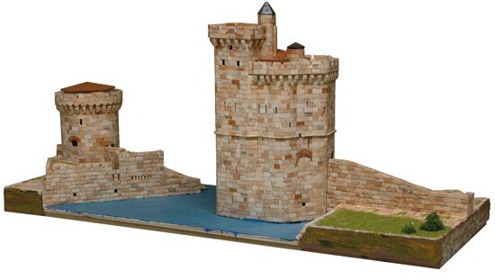 Ceramic constructor - towers of La Rochelle, France (TOURS DE LA ROCHELLE) детальное изображение Керамический конструктор  Конструкторы