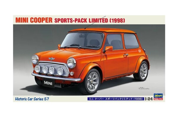 Збірна модель 1/24 Автомобіль Mini Cooper sports-pack limited (1998) Hasegawa 21157 детальное изображение Автомобили 1/24 Автомобили
