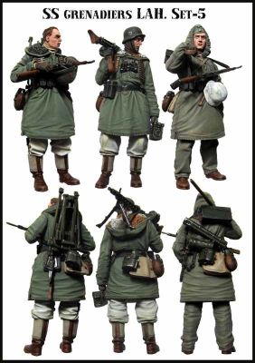 SS Grenadiers LAH. Set-5 детальное изображение Фигуры 1/35 Фигуры