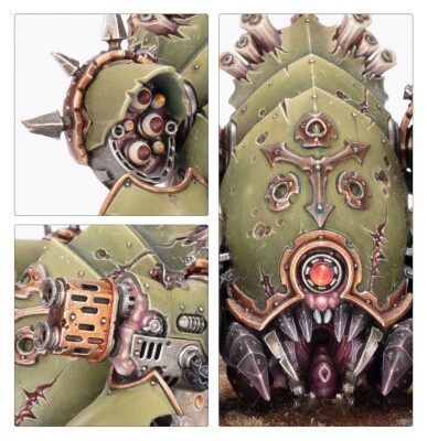 Ігровий набір Warhammer 40000 - DEATH GUARD: POXWROUGHT VECTOR детальное изображение Гвардия Смерти Армии Хаоса