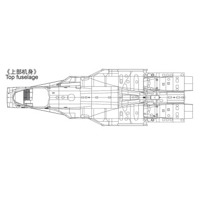 Сборная модель 1/48 Самолет Су-34 &quot;Fullback&quot; Zimi 80141 детальное изображение Самолеты 1/48 Самолеты